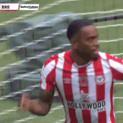 Ivan Toney English Footballer Playful Entrance GIF