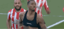Ivan Toney Running Across Field GIF