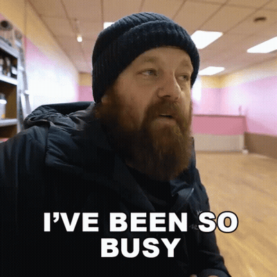 Ive Been So Busy Teddy Safarian GIF