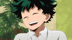 Izuku Midoriya Adorable Laugh GIF