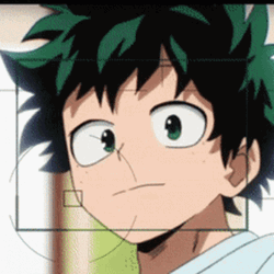 Izuku Midoriya Biting Chopsticks GIF