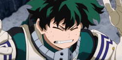 Izuku Midoriya Having Headache GIF