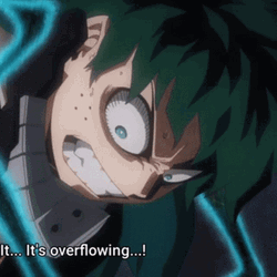 Izuku Midoriya It's Overflowing GIF