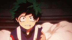 Izuku Midoriya Surrounded By Smoke GIF