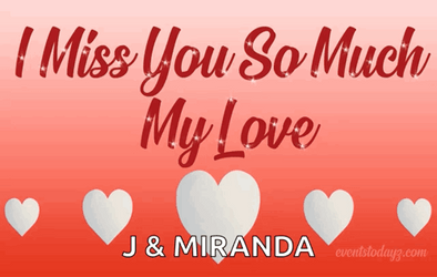 J And Miranda Romantically Miss You GIF