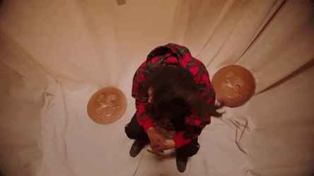 J Cole Sitting On Tiny Room GIF