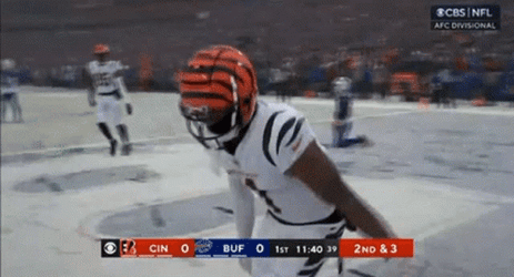 Ja'marr Chase Running Anime Run GIF