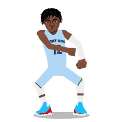 Ja Morant Gun Animation GIF