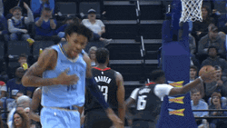 Ja Morant Gun Pointing Down GIF