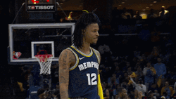 Ja Morant Gun Pointing To The Crowd GIF