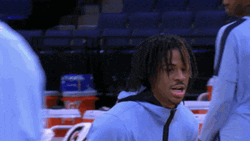 Ja Morant Gun Shoots Ball GIF