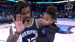 Ja Morant Gun Waving Bye GIF