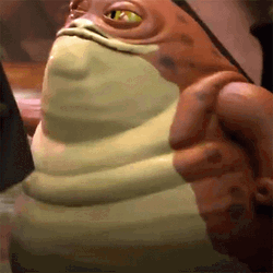 Jabba The Hut Animated Bonk Ouch GIF