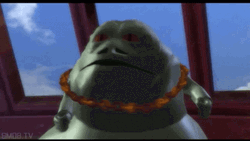 Jabba The Hut Animated Getting Caught GIF