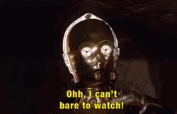 Jabba The Hut C3po Can't Bare To Watch GIF