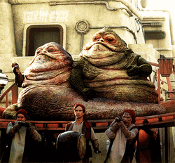 Jabba The Hut Getting Transferred GIF