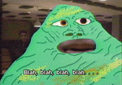 Jabba The Hut Green Blah Blah Blah GIF