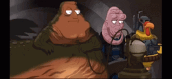 Jabba The Hut In Family Guy Animation GIF