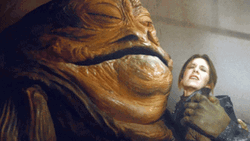 Jabba The Hutt Licking Woman GIF