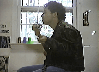 Jack Antonoff Playing Guitar On 90'S Vibe GIF