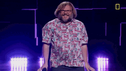 Jack Black Happy Jump Stage GIF