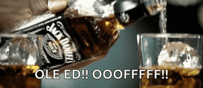 Jack Daniel's Poured Into Glass GIF