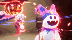 Jack Frost With Shining Pumpkin GIF