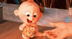 Jack Jack Eating Cookies GIF