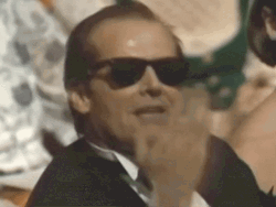 Jack Nicholson Blowing Kisses GIF