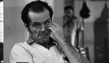 Jack Nicholson Bored Reaction GIF