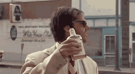 Jack Nicholson Drinking GIF