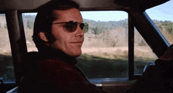 Jack Nicholson Driving GIF