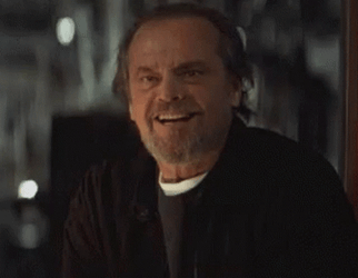 Jack Nicholson Evil Grin GIF