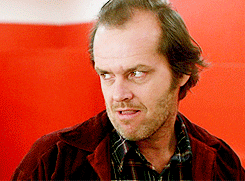 Jack Nicholson Eyes Rolling GIF