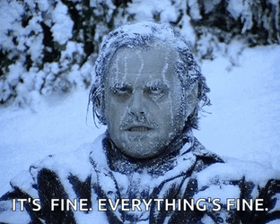 Jack Nicholson Humor Its Fine Everythings Fine GIF