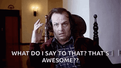 Jack Nicholson Nodding Baffled The Shining GIF