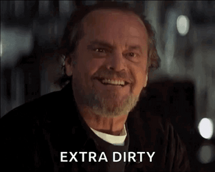 Jack Nicholson Nodding Extra Dirty Meme GIF