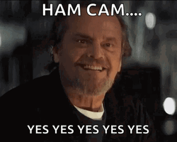 Jack Nicholson Nodding Ham Cam Yes GIF