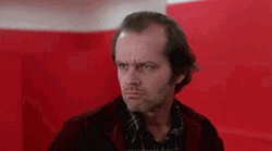 Jack Nicholson Nodding Insane Reaction GIF