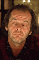 Jack Nicholson Nodding Mocking Surprise GIF