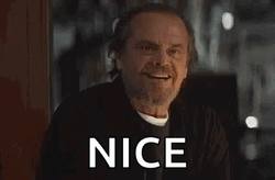 Jack Nicholson Nodding Nice Meme GIF