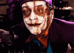 Jack Nicholson Nodding The Joker Laughing GIF