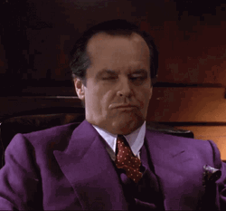 Jack Nicholson Pouting GIF