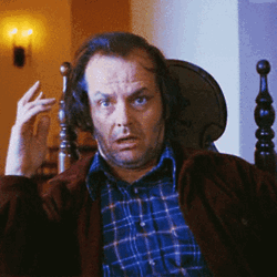 Jack Nicholson Shocked GIF