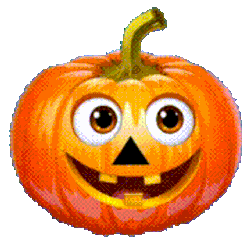 Jack O Lantern With A Heart Eyes Popping Out And Tongue Out Halloween Sticker GIF
