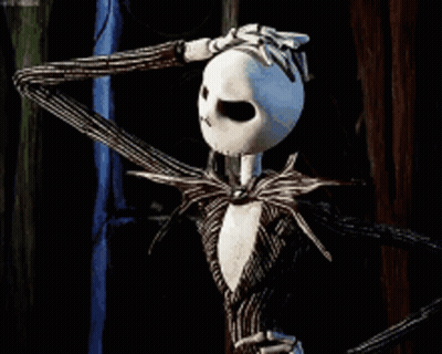 Jack Skellington From The Nightmare Before Christmas Is Dancing GIF