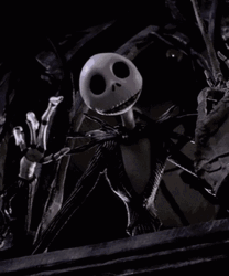 Jack Skellington Halloween Hello Hand Wave GIF