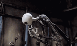 Jack Skellington Halloween Scare  GIF