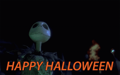 Jack Skellington Happy Halloween GIF