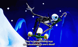 Jack Skellington Nightmare Before Christmas No One's Dead GIF
